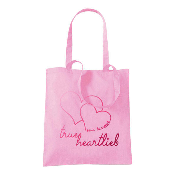 Rosa Trueheartlieb-Tasche mit Trueheartlieb Logo Motiv