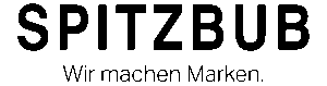 Spitzbub Logo Wir Machen marken in Schwarz